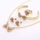 JUEGO ARETES CADENA PULSERA ANILLO