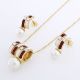 JUEGO CADENA ARETES