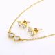 JUEGO CADENA ARETES