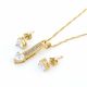 JUEGO CADENA ARETES