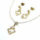 JUEGO CADENA ARETES