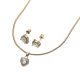JUEGO CADENA ARETES