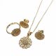 JUEGO CADENA ARETES ANILLO