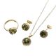 JUEGO CADENA ARETES ANILLO