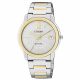 RELOJ CITIZEN  CORREA PLATEADA DORADA DE ACERO INOXIDABLE, CAJA DE ACERO INOXIDABLE, DAMA