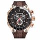 RELOJ HUMMER PILOT CON CORREA MARRON DE SILI, CAJA DE ACERO INOXIDABLE, CABALLERO