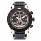 RELOJ HUMMER GT CON CORREA NEGRA DE SILI, CAJA DE ACERO INOXIDABLE, CABALLERO