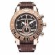 RELOJ HUMMER GT CON CORREA MARRON DE SILI, CAJA DE ACERO INOXIDABLE, CABALLERO