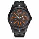 RELOJ HUMMER ZION CON CORREA NEGRA DE SILI, CAJA DE ACERO INOXIDABLE, CABALLERO