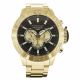 RELOJ HUMMER KING CON CORREA DORADO DE ACERO INOXIDABLE, CAJA DE ACERO INOXIDABLE, CABALLERO