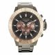 RELOJ HUMMER KING CON CORREA MARRON DE ACERO INOXIDABLE, CAJA DE ACERO INOXIDABLE, CABALLERO