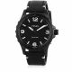 RELOJ FOSSIL CON CORREA NEGRA DE CUERO, CAJA DE ACERO INOXIDABLE, CABALLERO