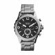 RELOJ FOSSIL CON CORREA PLATEADA DE ACERO INOXIDABLE, CAJA DE ACERO INOXIDABLE, CABALLERO