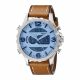 RELOJ FOSSIL CON CORREA CARAMEL DE CUERO, CAJA DE ACERO INOXIDABLE, CABALLERO