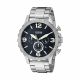 RELOJ FOSSIL CON CORREA PLATEADA DE ACERO INOXIDABLE, CAJA DE ACERO INOXIDABLE, CABALLERO