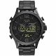 RELOJ FOSSIL CON CORREA NEGRA DE ACERO INOXIDABLE, CAJA DE ACERO INOXIDABLE, CABALLERO