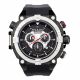 RELOJ MULCO BUZO DIVE CON CORREA NEGRA DE SILI, CAJA DE ACERO INOXIDABLE, CABALLERO