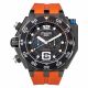 RELOJ MULCO BUZO HELIO CON CORREA NARANJA DE SILI, CAJA DE ACERO INOXIDABLE, CABALLERO