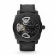 RELOJ FOSSIL CON CORREA NEGRA DE CUERO, CAJA DE ACERO INOXIDABLE, CABALLERO
