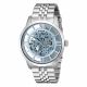 RELOJ FOSSIL CON CORREA PLATEADA DE ACERO INOXIDABLE, CAJA DE ACERO INOXIDABLE, CABALLERO