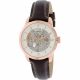 RELOJ FOSSIL CON CORREA MARRON DE CUERO, CAJA DE ACERO INOXIDABLE, CABALLERO