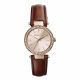 RELOJ MICHAEL KORS CON CORREA MARRON DE CUERO, CAJA DE ACERO INOXIDABLE, DAMA