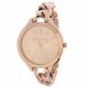 RELOJ MK CON CORREA ORO ROSA DE ACERO INOXIDABLE, CAJA DE ACERO INOXIDABLE, DAMA