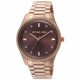 RELOJ MK CON CORREA ORO ROSA DE ACERO INOXIDABLE, CAJA DE ACERO INOXIDABLE, DAMA