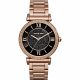 RELOJ MK CON CORREA ORO ROSA DE ACERO INOXIDABLE, CAJA DE ACERO INOXIDABLE, DAMA