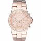 RELOJ MICHAEL KORS CON CORREA ORO ROSA DE ACERO INOXIDABLE, CAJA DE ACERO INOXIDABLE, DAMA