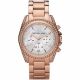 RELOJ MICHAEL KORS CON CORREA ORO ROSA DE ACERO INOXIDABLE, CAJA DE ACERO INOXIDABLE, DAMA