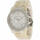 RELOJ MICHAEL KORS CON CORREA BEIGE DE ACRILICO, CAJA DE ACERO INOXIDABLE, DAMA