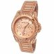 RELOJ MK CON CORREA ORO ROSA DE ACERO INOXIDABLE, CAJA DE ACERO INOXIDABLE, DAMA