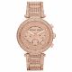 RELOJ MICHAEL KORS CON CORREA ORO ROSA DE ACERO INOXIDABLE, CAJA DE ACERO INOXIDABLE, DAMA
