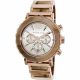 RELOJ MICHAEL KORS CON CORREA ORO ROSA DE ACERO INOXIDABLE, CAJA DE ACERO INOXIDABLE, DAMA