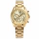 RELOJ MICHAEL KORS CON CORREA DORADA DE ACERO INOXIDABLE, CAJA DE ACERO INOXIDABLE, DAMA