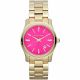 RELOJ MICHAEL KORS CON CORREA DORADA DE ACERO INOXIDABLE, CAJA DE ACERO INOXIDABLE, DAMA