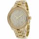 RELOJ MICHAEL KORS CON CORREA DORADA DE ACERO INOXIDABLE, CAJA DE ACERO INOXIDABLE, DAMA