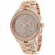 RELOJ MICHAEL KORS CON CORREA ORO ROSA DE ACERO INOXIDABLE, CAJA DE ACERO INOXIDABLE, DAMA