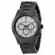 RELOJ MICHAEL KORS CON CORREA NEGRA DE ACERO INOXIDABLE, CAJA DE ACERO INOXIDABLE, DAMA