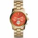 RELOJ MK CON CORREA DORADA DE ACERO INOXIDABLE, CAJA DE ACERO INOXIDABLE, DAMA
