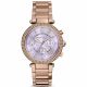 RELOJ MICHAEL KORS CON CORREA ORO ROSA DE ACERO INOXIDABLE, CAJA DE ACERO INOXIDABLE, DAMA