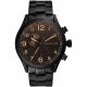 RELOJ MICHAEL KORS CON CORREA NEGRA DE ACERO INOXIDABLE, CAJA DE ACERO INOXIDABLE, CABALLERO