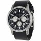 RELOJ MICHAEL KORS CON CORREA NEGRA DE SILI, CAJA DE ACERO INOXIDABLE, CABALLERO