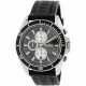 RELOJ MICHAEL KORS CON CORREA NEGRA DE SILI, CAJA DE ACERO INOXIDABLE, CABALLERO