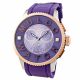 RELOJ MULCO MWATCH CON CORREA MORADA DE SILI, CAJA DE ACERO INOXIDABLE, DAMA