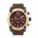 RELOJ MULCO ILUSION CON CORREA MARRON DE SILI, CAJA DE ACERO INOXIDABLE, CABALLERO
