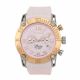 RELOJ MULCO ILUSION CON CORREA ROSADA DE SILI, CAJA DE ACERO INOXIDABLE, DAMA