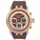 RELOJ MULCO ILUSION LINCOLN CON CORREA MARRON DE SILI, CAJA DE ACERO INOXIDABLE, CABALLEROR