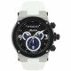 RELOJ MULCO ILUSION  CUBE CON CORREA BLANCA DE SILI, CAJA DE ACERO INOXIDABLE, DAMA